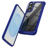 Military Grade Tough Shield Snap-on Transparent Case for Samsung Galaxy S25 Edge - Blue
