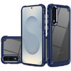 Military Grade Tough Shield Snap-on Transparent Case for Samsung Galaxy S25 Edge - Blue