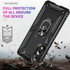 Military Grade Hybrid Case with Belt Clip Holster for Samsung Galaxy S25 Edge - Black