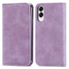 Leather Folio Wallet Case for Samsung Galaxy S25 Edge - Purple