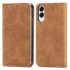 Leather Folio Wallet Case for Samsung Galaxy S25 Edge - Brown