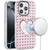 Mood Series MagSafe Hybrid Case for iPhone 16 Pro - Mirror With Hearts