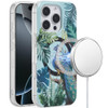 Mood Series MagSafe Hybrid Case for iPhone 16 Pro - Peacock