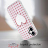 Mood Series MagSafe Hybrid Case for iPhone 16 - Mirror With Hearts