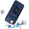 Combat Tough Series Ring Holder Case with Camera Lens Cover for iPhone 16e - Blue