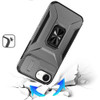 Combat Tough Series Ring Holder Case with Camera Lens Cover for iPhone 16e - Grey