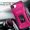 Combat Tough Series Ring Holder Case with Camera Lens Cover for iPhone 16e - Hot Pink