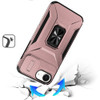 Combat Tough Series Ring Holder Case with Camera Lens Cover for iPhone 16e - Rose Gold