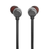 JBL Tune 310C Wired Hi-Res in-Ear Headphones, Tangle-Free Flat Cable, 3-Button Remote with Microphone - Black