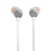 JBL Tune 310C Wired Hi-Res in-Ear Headphones, Tangle-Free Flat Cable, 3-Button Remote with Microphone - White