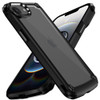 Military Grade Tough Shield Snap-on Transparent Case for iPhone 16e - Black
