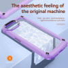 Military Grade Tough Shield Snap-on Transparent Case for iPhone 16e - Purple