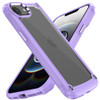 Military Grade Tough Shield Snap-on Transparent Case for iPhone 16e - Purple