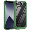 Military Grade Tough Shield Snap-on Transparent Case for iPhone 16e - Green