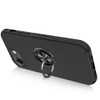 360 Rotating Ring Grip Hybrid Case for iPhone 16e - Black