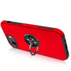 360 Rotating Ring Grip Hybrid Case for iPhone 16e - Red