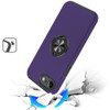360 Rotating Ring Grip Hybrid Case for iPhone 16e - Dark Purple
