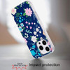 Mood Series Designer Hybrid Case for iPhone 16 Pro Max - Galaxy Floral