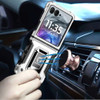 Military Grade Shockproof Hybrid Armor Case with Ring Grip for Motorola Razr 2025 / 2024 - Silver