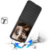 Alligator Skin Texture Leather Protective Cover for Motorola Razr Ultra 2025 - Black