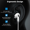 Digital Audio In-Ear Earphones with USB-C Connector - White
