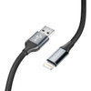 6.6 ft High-Speed Lightning to USB-A Charging and Sync Cable - Black