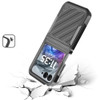 Military Grade Noble Hybrid Armor Case for Motorola Razr 2025 / 2024 - Black Grey