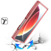 Clarity Collection Transparent Case for Samsung Galaxy Z Fold 7 - Red
