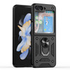Ring Holder Case for Samsung Galaxy Z Flip 7 - Black