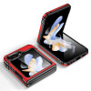 Military Grade Ring Grip Hybrid Case for Samsung Galaxy Z Flip 7 - Red