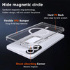 Tough Shield Clear Case with MagSafe Magnetic Ring for Samsung Galaxy S25 Edge
