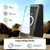 Tough Shield Clear Case with MagSafe Magnetic Ring for Samsung Galaxy S25 Edge