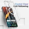 Tough Shield Clear Case with MagSafe Magnetic Ring for Samsung Galaxy S25 Plus / S24 Plus