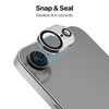 Edge-to-Edge Full Coverage Tempered Glass Screen Protector + Camera Lens Protector for iPhone 16e