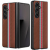 Carbon Fiber Series Protective Cover for Samsung Galaxy Z Fold 7 - Brown