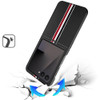 Carbon Fiber Series Protective Cover for Samsung Galaxy Z Flip 7 - Black