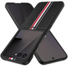 Carbon Fiber Series Protective Cover for Samsung Galaxy Z Flip 7 - Black