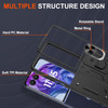 Ring Holder Hybrid Case for Motorola Razr Ultra 2025 - Black