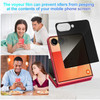 Privacy Tempered Glass Screen Protector (Outside Screen) for Samsung Galaxy Z Flip 7