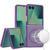 Shade Series Hybrid Case with MagSafe Magnetic Ring for Samsung Galaxy Z Flip 7 - Purple