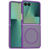 Shade Series Hybrid Case with MagSafe Magnetic Ring for Samsung Galaxy Z Flip 7 - Purple