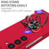 Slim Protective Cover with Ring Grip for Samsung Galaxy Z Fold 7 - Red