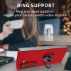 Slim Protective Cover with Ring Grip for Samsung Galaxy Z Fold 7 - Red