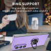Slim Protective Cover with Ring Grip for Samsung Galaxy Z Fold 7 - Purple