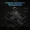 Ring Grip Hybrid Case with Hinge Protection for Samsung Galaxy Z Fold 7 - Black