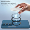 Slim Protective Cover with MagSafe Magnetic Ring for Samsung Galaxy Z Fold 7 - Blue