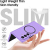 Slim Protective Cover with MagSafe Magnetic Ring for Samsung Galaxy Z Fold 7 - Purple