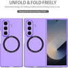 Slim Protective Cover with MagSafe Magnetic Ring for Samsung Galaxy Z Fold 7 - Purple