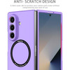 Slim Protective Cover with MagSafe Magnetic Ring for Samsung Galaxy Z Fold 7 - Purple