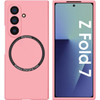 Slim Protective Cover with MagSafe Magnetic Ring for Samsung Galaxy Z Fold 7 - Pink